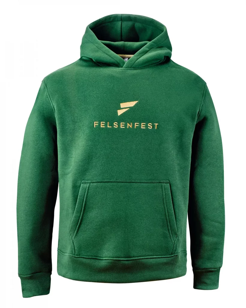 Sweat gruen front ModeundMethode Kleidung aus Polen Europa Qualität selber herstellen